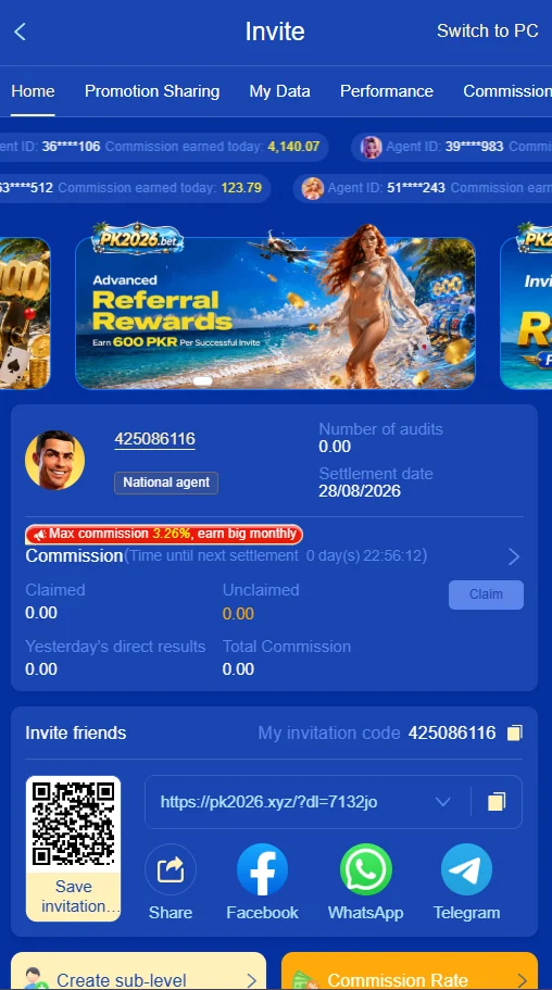 PK2026 Game screenshot 4: VIP rewards & ranking battle - pk2026 bet